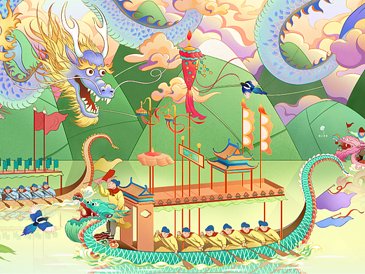 端午节——赛龙舟
