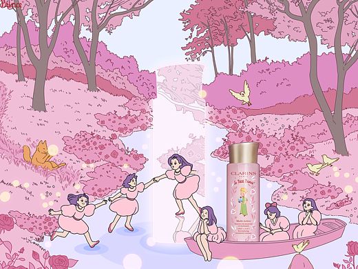 在少女之水的倒影里，邂逅粉色幻境