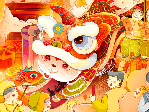 平安春节海报