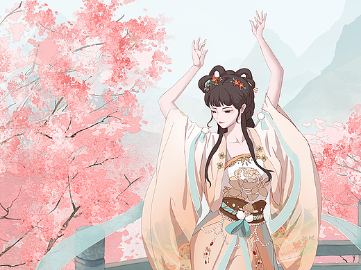 新倩女幽魂活动参赛作品（个人主页-ZNjAwMDkyOTI=） - 商业插画 - 站酷设计师画画的无机盐原创素材 - 站酷ZCOOL