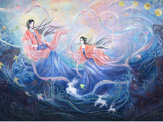 山海经系列-宵明烛光