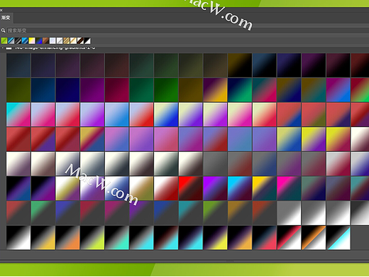 140款漂亮深色风格PS渐变