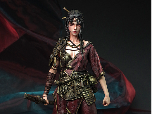 《女武神半身像》gk手办涂装完成品展示