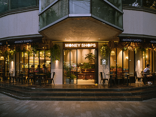Moneyshops 乌鲁木齐中路店（个人主页-ZNjY1NDA0NjA=） - 酒店餐饮设计 - 站酷设计师妖怪联动设计部原创素材 - 站酷ZCOOL