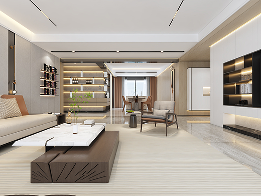 室内空间漫游渲染动画