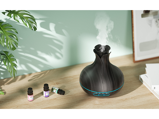 产品渲染-香薰机 加湿器（个人主页-ZNjIxNDIzMzY=） - 场景 - 站酷设计师AvaPic原创素材 - 站酷ZCOOL