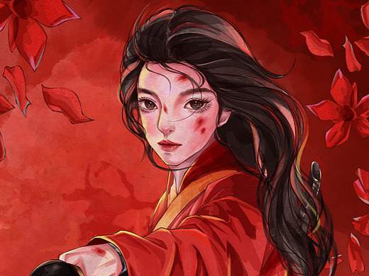 花木兰插画