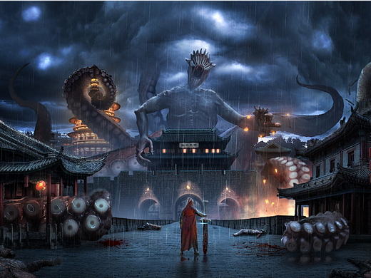 游戏场景合成练习的解析