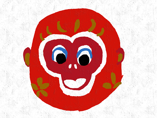 插画练习-猴子