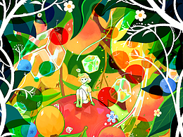 装饰画两幅——《花与实》