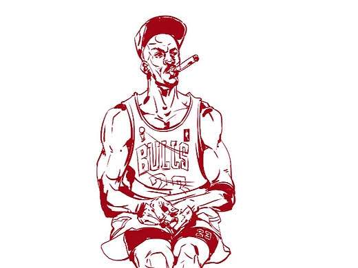 五一居家画画篇  迈克尔乔丹