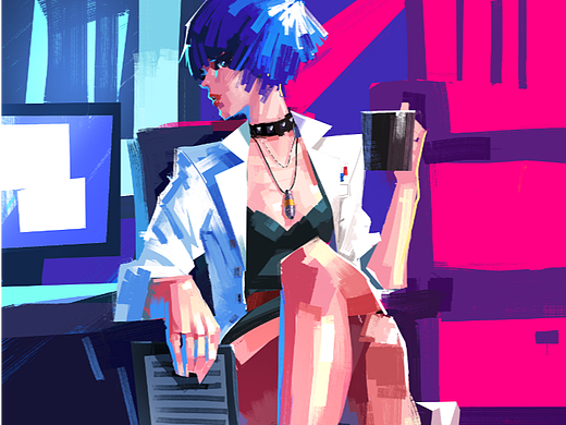 去年的一些闲画