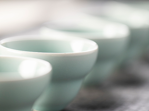 龙泉青瓷，高端瓷器，茶具拍摄