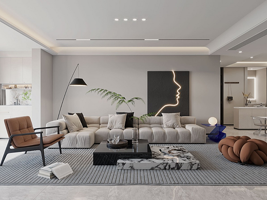 现代简约客餐厅来一组