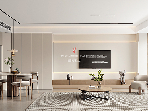 V8空间表现 | 客餐厅