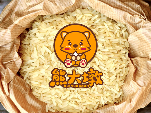 【熊大墩】品牌/卡通logo设计
