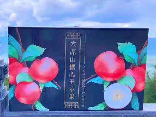 大凉山丑苹果包装设计