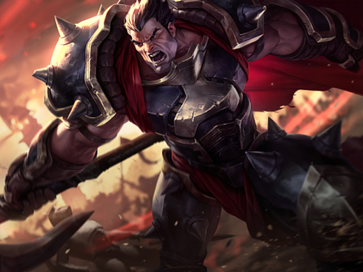 英雄联盟诺克萨斯之手·德莱厄斯3d建模设计