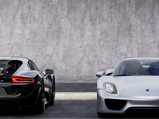 UE4 Porsche 918 Spyder