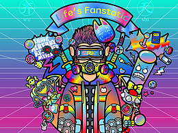 潮流插画｜悟空&麒麟