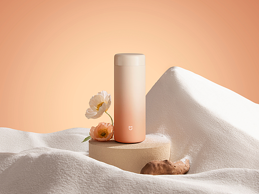 产品摄影｜米家保温杯口袋版 雪山落日