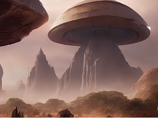 #AI创作实验室#降临与废墟