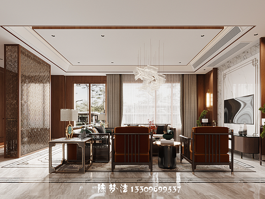 中式别墅，古韵风雅尽显大宅风范