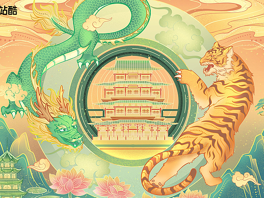 龍騰虎躍（個人主頁-ZNjU1MTk5NjQ=） - 包裝 - 站酷設(shè)計師蛋撻的誘惑原創(chuàng)素材 - 站酷ZCOOL