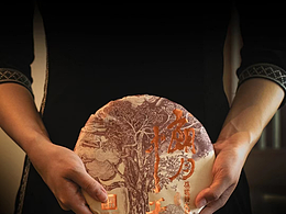 雨林古茶坊包装设计 朗月中天易武特大树 古树普洱茶