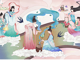 茶π的美好世界：画中仙--春茶宴 