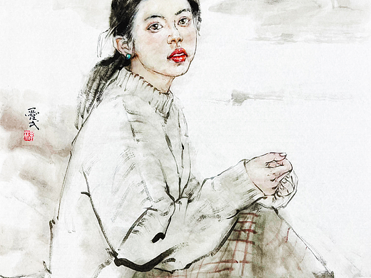 墨林写意人物画