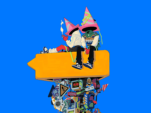 荒诞的蓝色（Absurd blue）