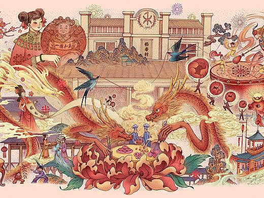 张贇×稻香村 | 鎏金纳福礼盒