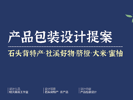 乡村振兴包装设计 农产品包装设计 赣南客家脐橙