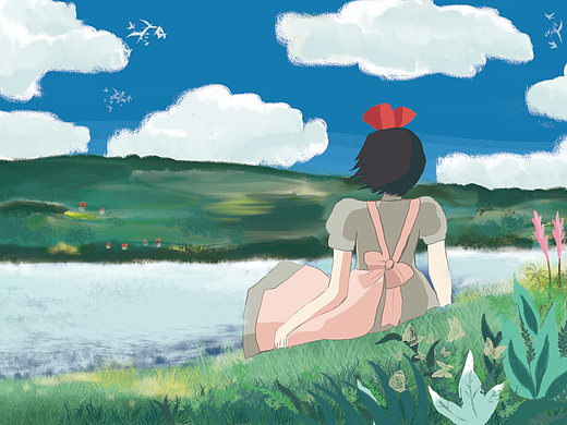 治愈型风景插画