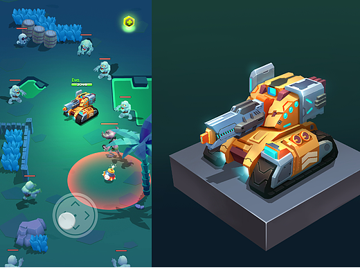 手游项目《Tank Zombies 3D》坦克打僵尸割草游戏