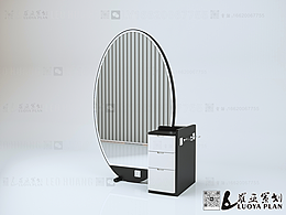 美容镜台，展示道具，产品渲染，空间设计