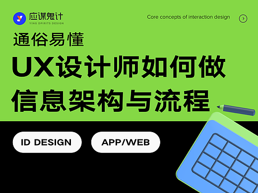 通俗易懂！如何做功能的信息架构与流程设计