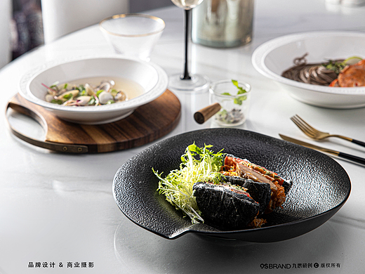 陶瓷餐具拍摄／9SBRAND九思研