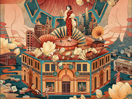 【上海礼物】城市插画/文创衍生产品设计