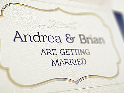 AE模板|有趣优雅简短婚礼照片视频展示日期开场