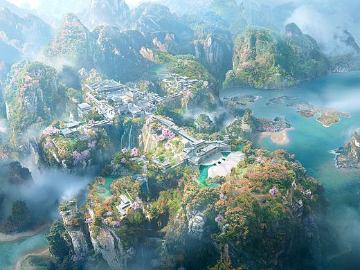 《长相思》-数字绘景(Matte Painting)