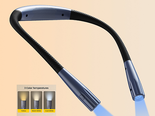 挂脖灯产品渲染+后期