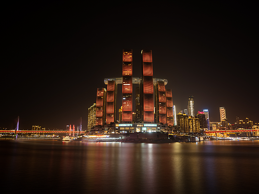 来福士夜景