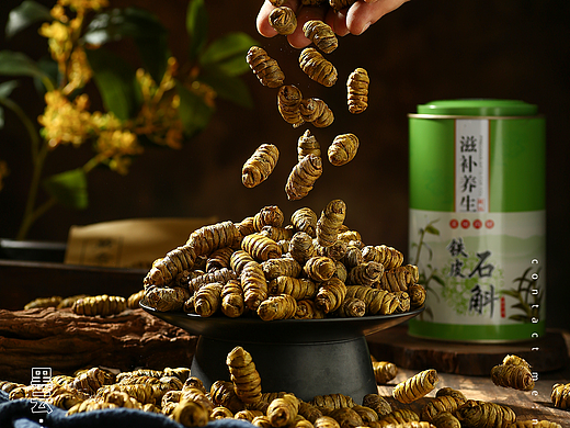 铁皮石斛丨黑云产品摄影