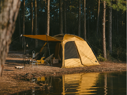 户外露营帐篷产品拍摄