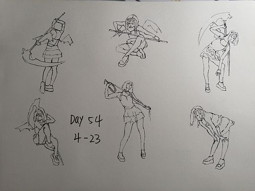 #速写60天挑战赛#Day 54-手绘第十一天@速写班长