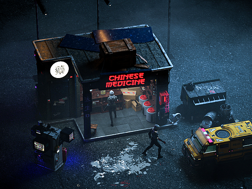 赛博朋克（个人主页-ZNjU1ODk4OTI=） - 场景 - 站酷设计师陌上桑9878原创素材 - 站酷ZCOOL