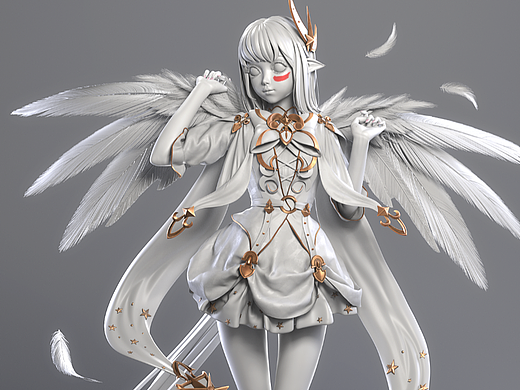 AboutCG Cavan美型课王同学模型作品