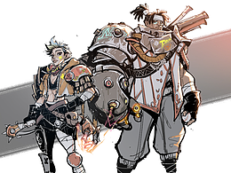 廢土風(fēng)格角色概念